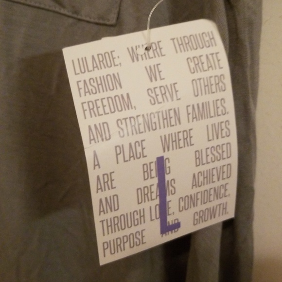 Lularoe carly solid gray - Picture 4 of 4